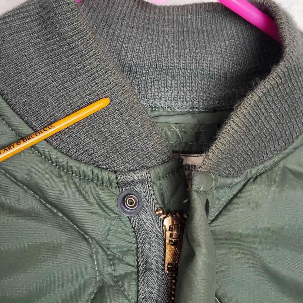 Vintage OG107 M65 Field Coat + USAF 1972 CWU-9/P Quilted Liner Jacket - Picture 9 of 16
